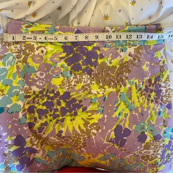 TALBOTS Skirt Size 4 VGUC Lavender floral pattern - Picture 6 of 7